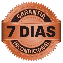 Selo de garantia incondicional de 7 dias